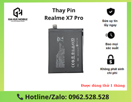 Thay pin Realme X7 Pro