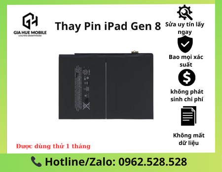 Thay pin iPad Gen 8