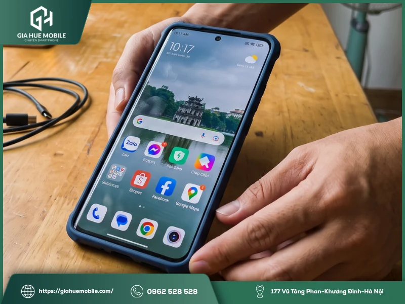 Cách bảo vệ màn hình Redmi Note 14 Pro Plus tránh sọc chảy mực