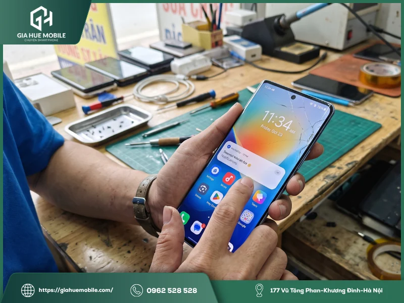 Phân biệt khi nào ép kính và khi nào thay màn hình Vivo X200 Pro