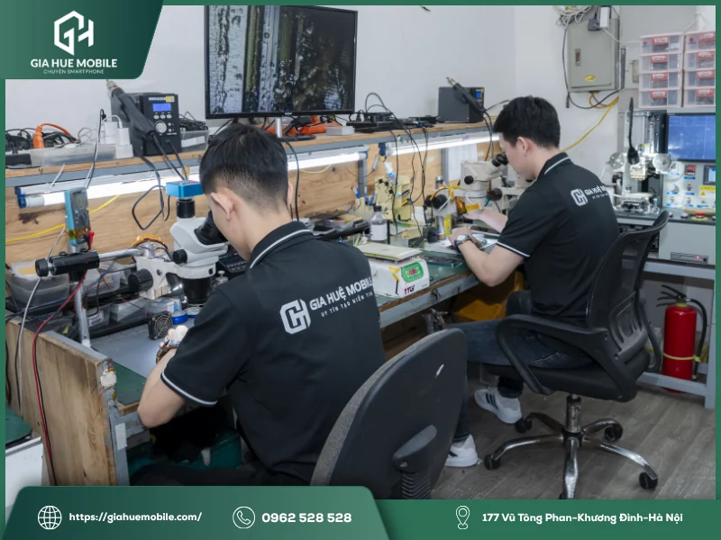 Quy trình 5 bước tiếp nhận và thay màn hình minh bạch