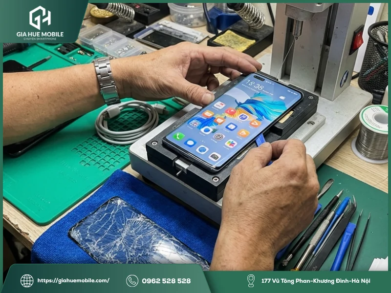 Ép kính Huawei Mate 40 Pro có giữ được màn zin không?